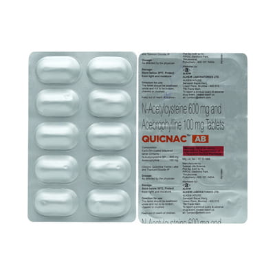 Quicnac Ab Strip Of 10 Tablets