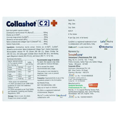 Collashot C2 Plus Strip Of 10 Capsules