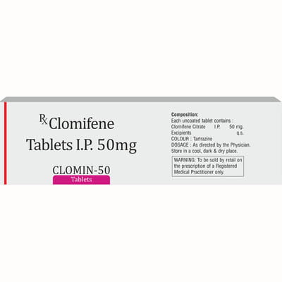 Clomin 50mg Strip Of 10 Tablets