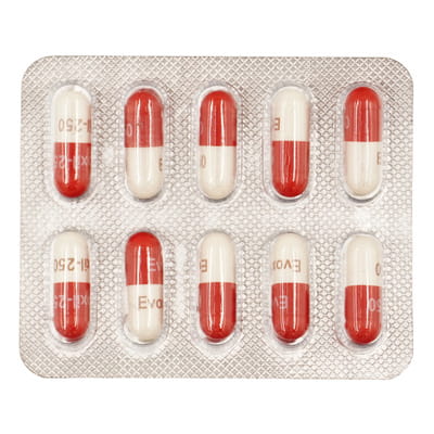 Evoxil 250mg Strip Of 10 Capsules