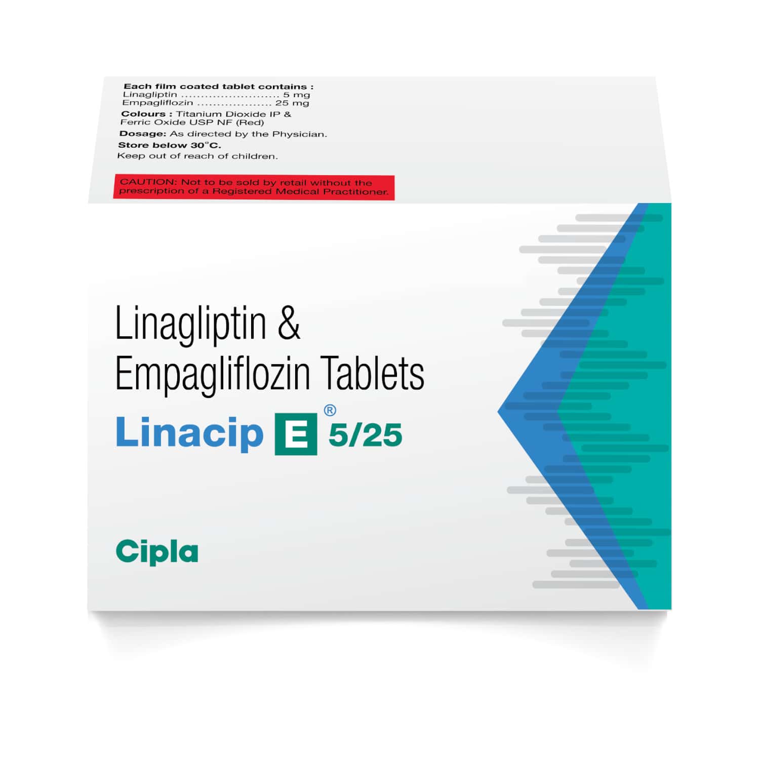 Linacip E 5/25mg Strip Of 10 Tablets: Uses, Side Effects, Price ...