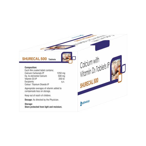 Shurecal 500mg Strip Of 15 Tablets