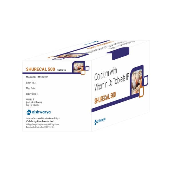 Shurecal 500mg Strip Of 15 Tablets