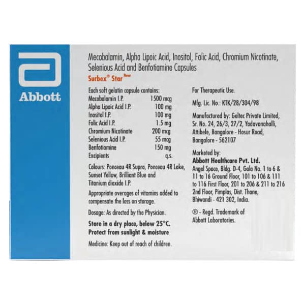 Surbex Star New Softgel Capsule