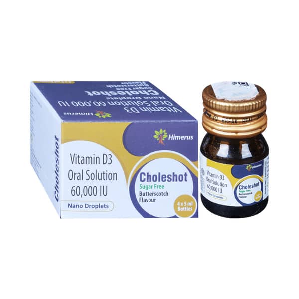 Choleshot Butterscotch Flavour Sugar Free Bottle Of 5Ml Solution
