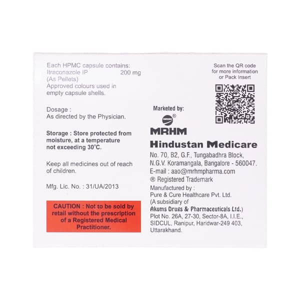 Iz Itr 200Mg Strip Of 10 Capsules