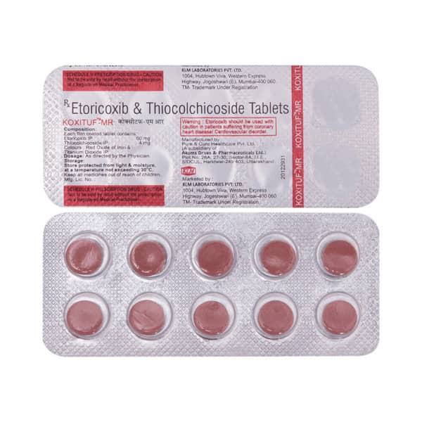 Koxituf Mr Strip Of 10 Tablets