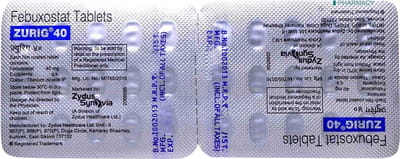 Zurig 40mg Strip Of 15 Tablets
