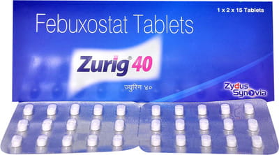Zurig 40mg Strip Of 15 Tablets