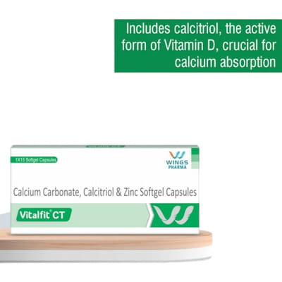 Vitalfit Ct Strip Of 15 Softgel Capsules
