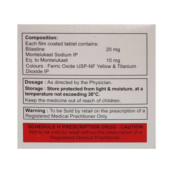 Bilamax M Strip Of 10 Tablets