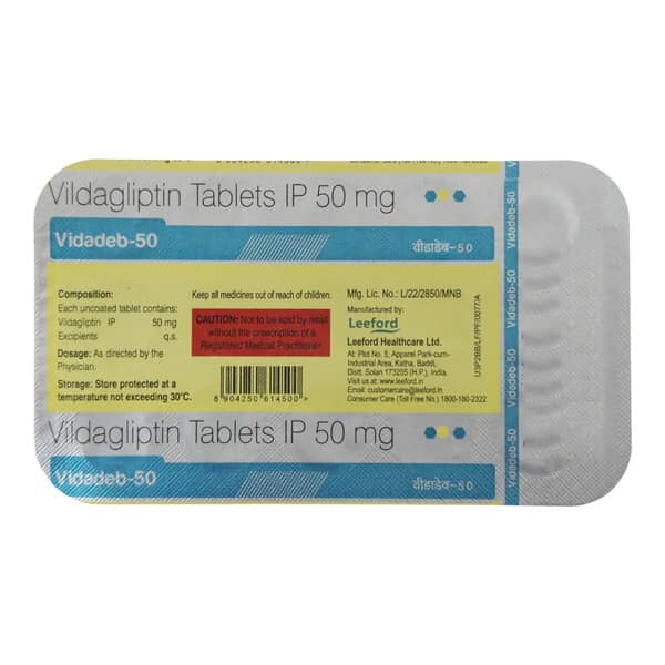 Vidadeb 50Mg Strip Of 15 Tablets