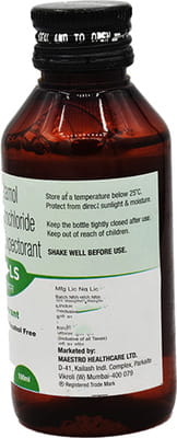 Kosat Ls Sugar Free Bottle Of 100ml Expectorant