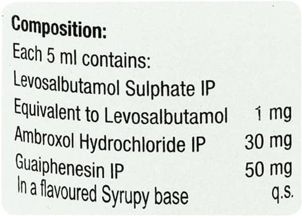 Kosat Ls Sugar Free Bottle Of 100ml Expectorant