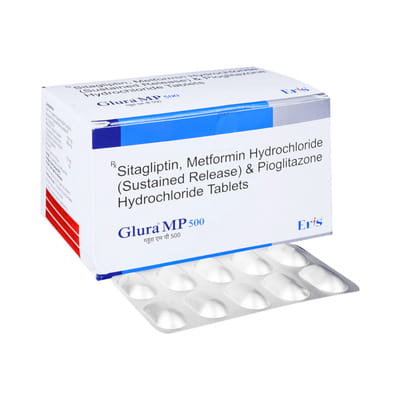 Glura Mp 500mg Strip Of 10 Tablets