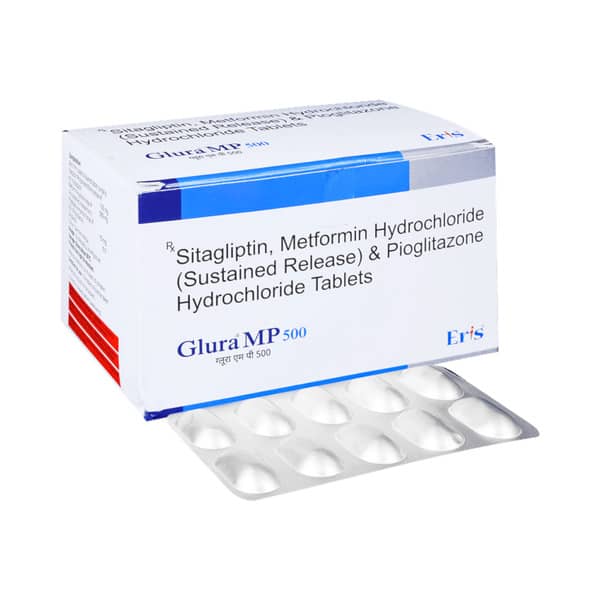 Glura Mp 500mg Strip Of 10 Tablets