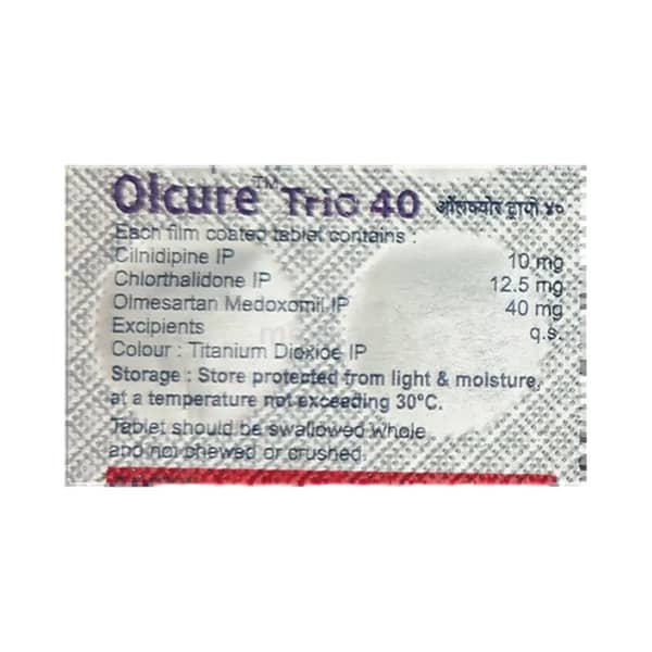 Olcure Trio 40mg Strip Of 15 Tablets