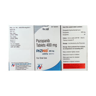 Pazinib 400 Mg Tablet 30 No's