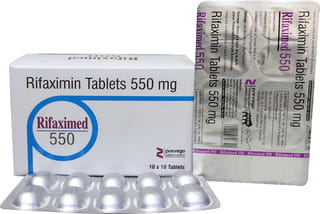 Rifaximed 550mg Strip Of 10 Tablets
