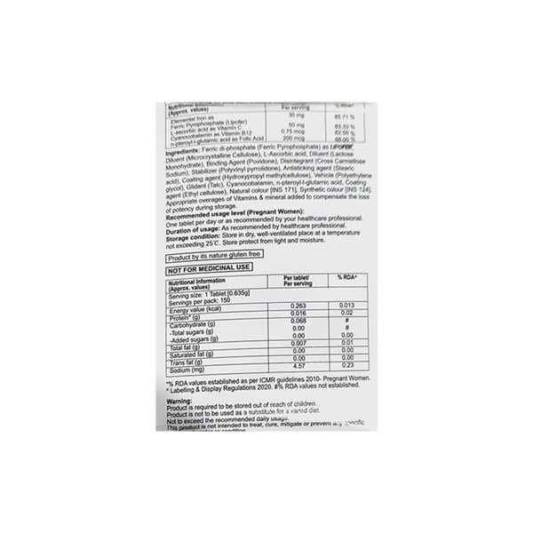 Nu Haem Up Rise Strip Of 15 Tablets
