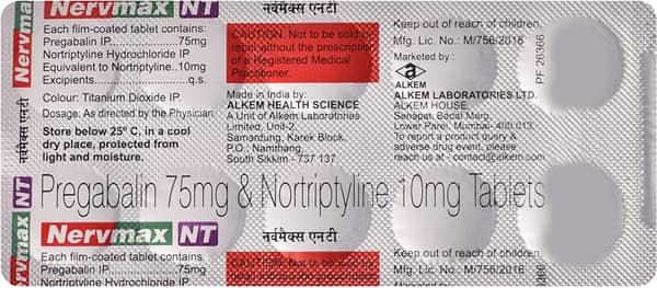 Nervmax Nt Strip Of 10 Tablets