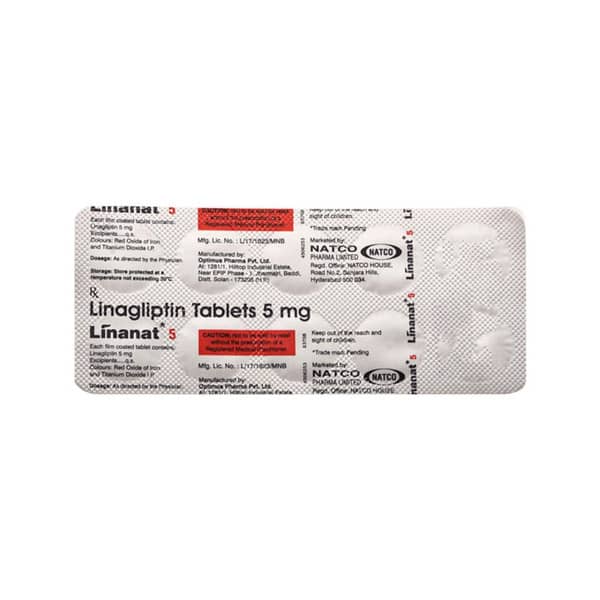 Linanat 5mg Strip Of 10 Tablets