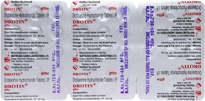 Drotin Strip Of 15 Tablets