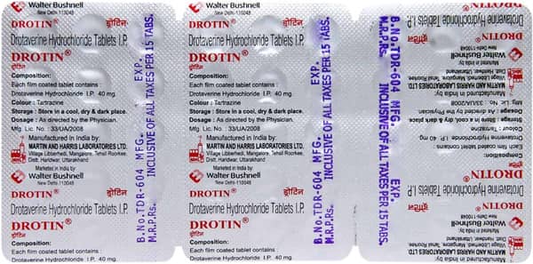 Drotin Strip Of 15 Tablets