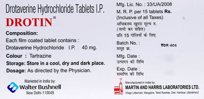 Drotin Strip Of 15 Tablets
