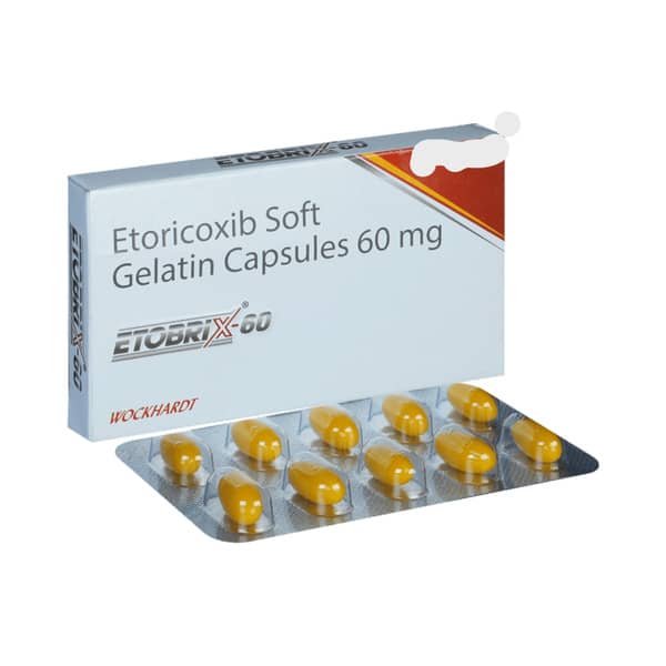 Etobrix 60mg Strip Of 10 Softgel Capsules