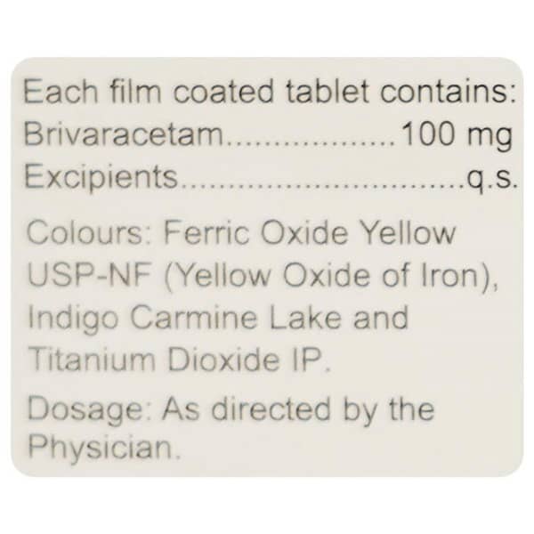 Brivasure 100mg Strip Of 10 Tablets