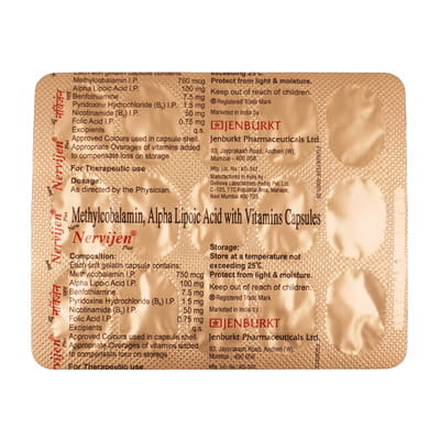 New Nervijen Plus Strip Of 15 Softgel Capsules