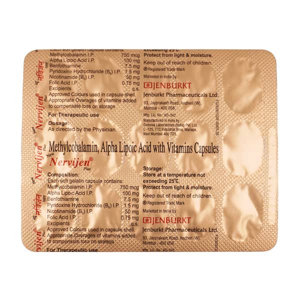New Nervijen Plus Strip Of 15 Softgel Capsules
