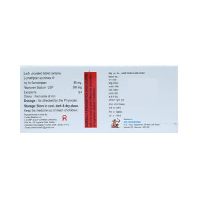 Napcet 85/500mg Strip Of 3 Tablets