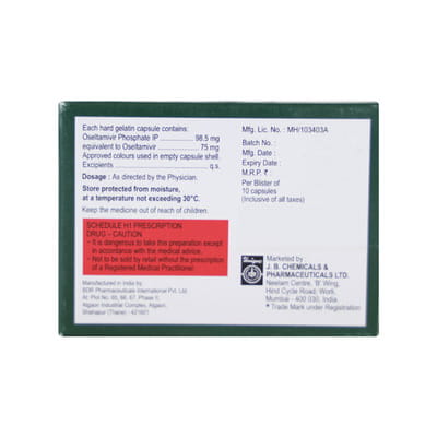Oltavir 75mg Strip Of 10 Capsules