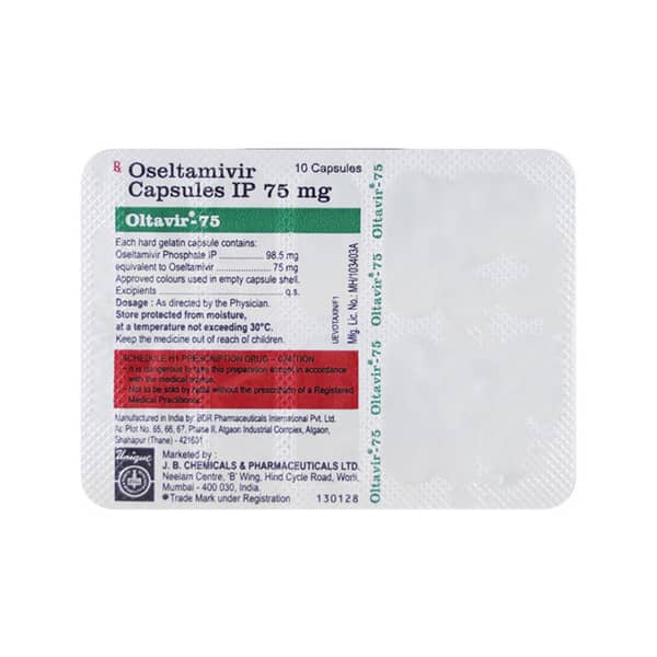 Oltavir 75mg Strip Of 10 Capsules
