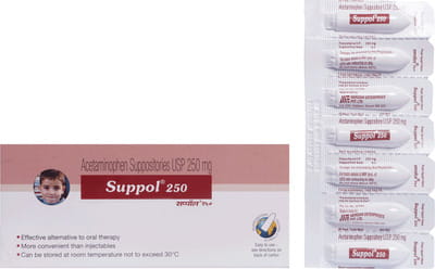 Suppol 250mg Strip Of 7 Suppository