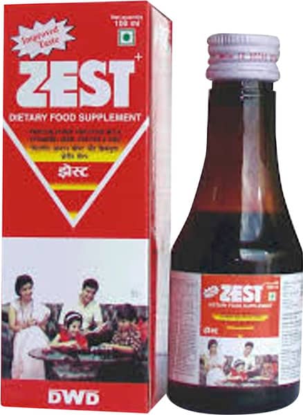 Zest Plus Bottle Of 200ml Syrup