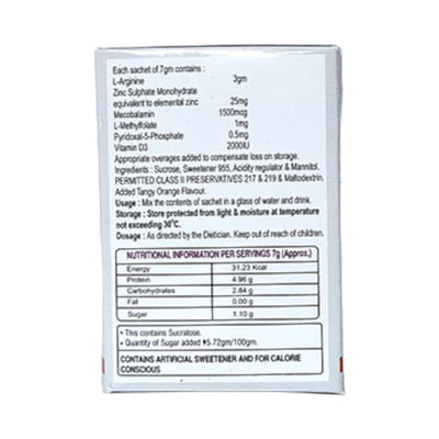 Laforze Iugr Tangy Orange Flavour Sugar Free Sachet Of 7gm Granules