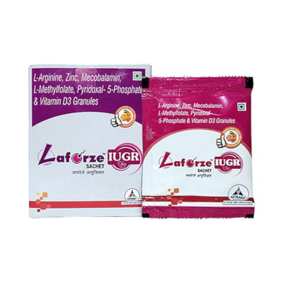 Laforze Iugr Tangy Orange Flavour Sugar Free Sachet Of 7gm Granules