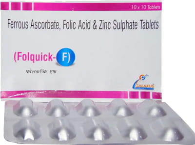 Folquick F Strip Of 10 Tablets