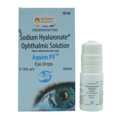 Aquim Pf 0.18% Bottle Of 10ml Eye Drops