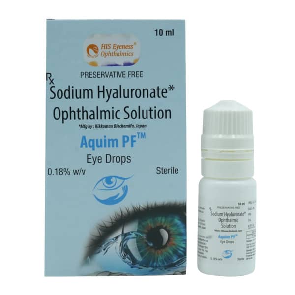 Aquim Pf 0.18% Bottle Of 10Ml Eye Drops