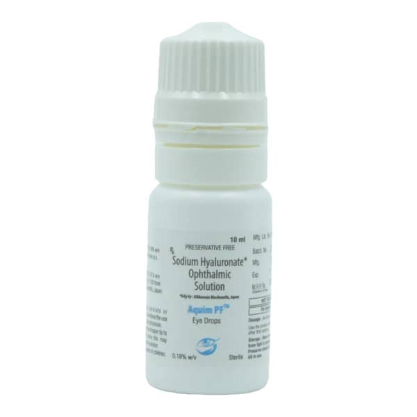 Aquim Pf 0.18% Bottle Of 10Ml Eye Drops