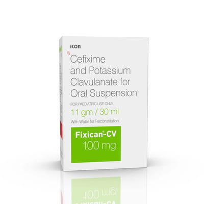 Fixican Cv 100mg Bottle Of 30ml Dry Suspension