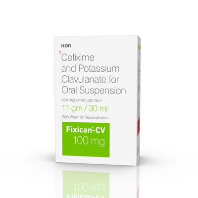 Fixican Cv 100mg Bottle Of 30ml Dry Suspension