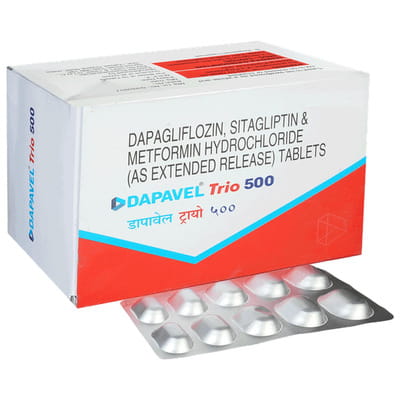 Dapavel Trio 500mg Strip Of 10 Tablets