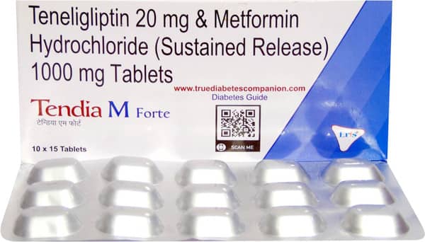 Tendia M Forte Strip Of 15 Tablets