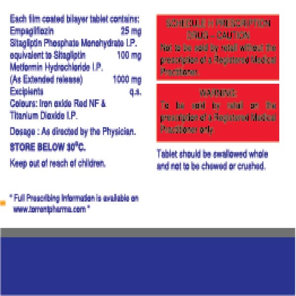 Cospiaq Sm 25/100/1000mg Strip Of 10 Tablets