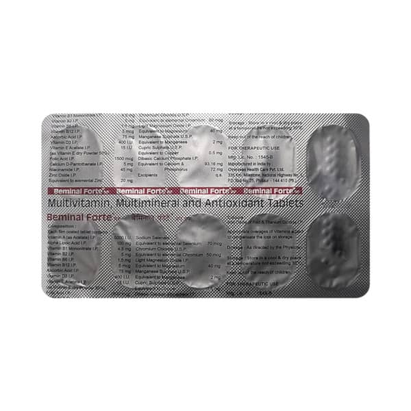Beminal Forte Rf Strip Of 10 Tablets